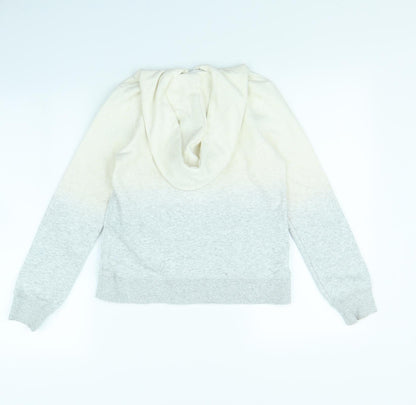 H&M Girls Grey   Pullover Hoodie Size 10 Years