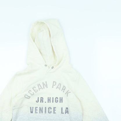 H&M Girls Grey   Pullover Hoodie Size 10 Years