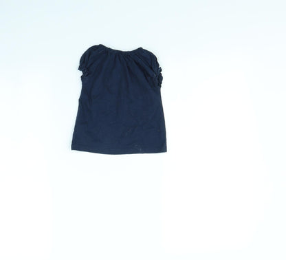 Next Baby Blue   Basic T-Shirt Size 3-6 Months  - Minnie mouse