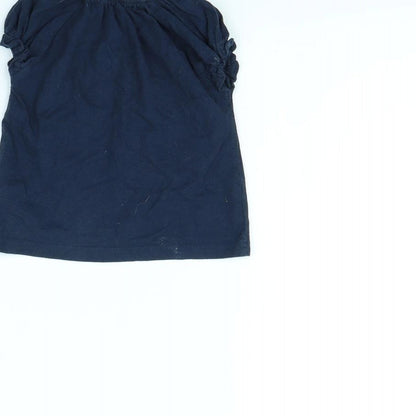 Next Baby Blue   Basic T-Shirt Size 3-6 Months  - Minnie mouse