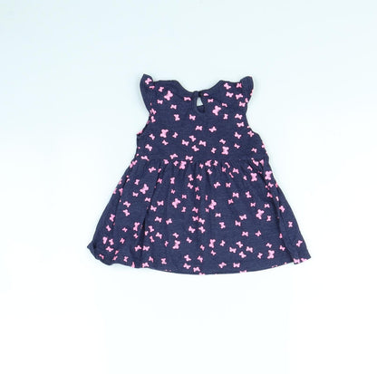 Primark Baby Blue Spotted  Fit & Flare  Size 3-6 Months  - Butterflies