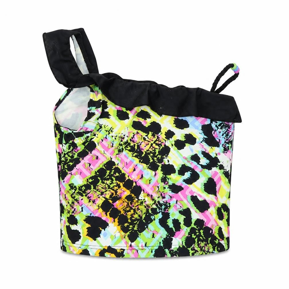 YD Girls Multicoloured Animal Print  Basic Tank Size 10 Years