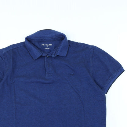 Primark Mens Blue    Polo Size M