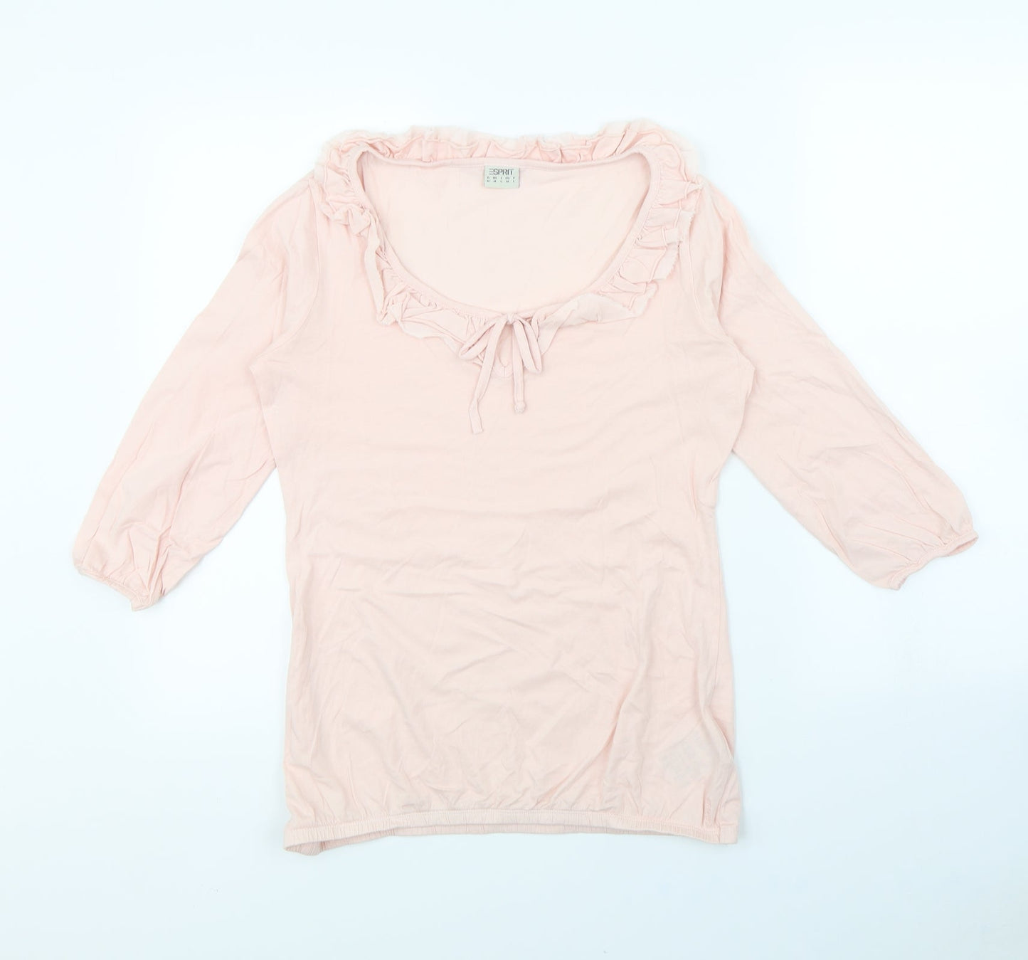 Womens UK Size M Spirit Pink Basic Blouse
