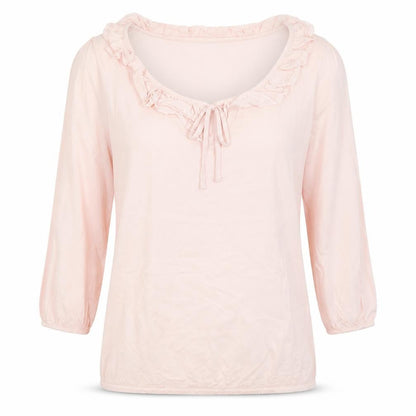 Womens UK Size M Spirit Pink Basic Blouse