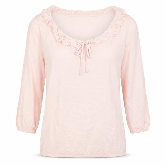 Womens UK Size M Spirit Pink Basic Blouse