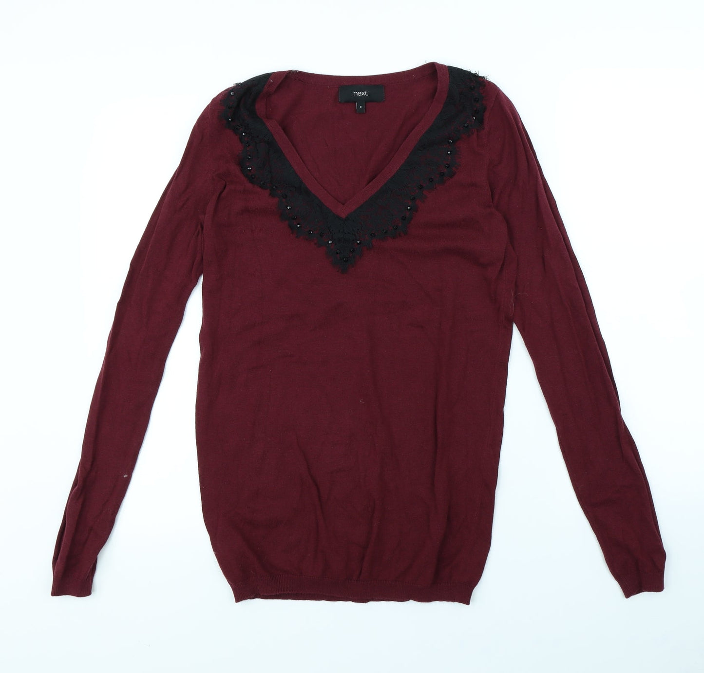 NEXT Womens Red   Pullover Jumper Size 8
