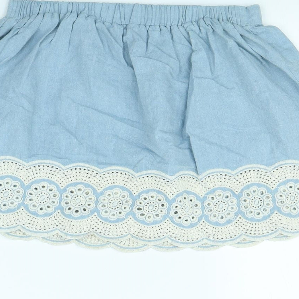 Womens UK Size 12 Denim & Co. Flare  Skirt