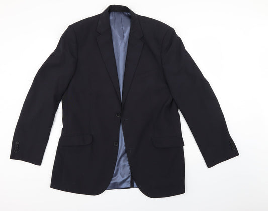 George Mens Beige Striped  Jacket Suit Jacket Size L