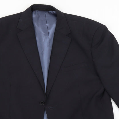 George Mens Beige Striped  Jacket Suit Jacket Size L