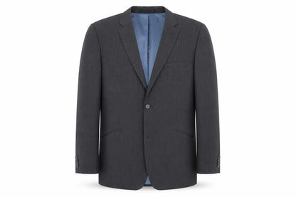Butler & Webb Mens Grey Striped Jacket Suit Jacket