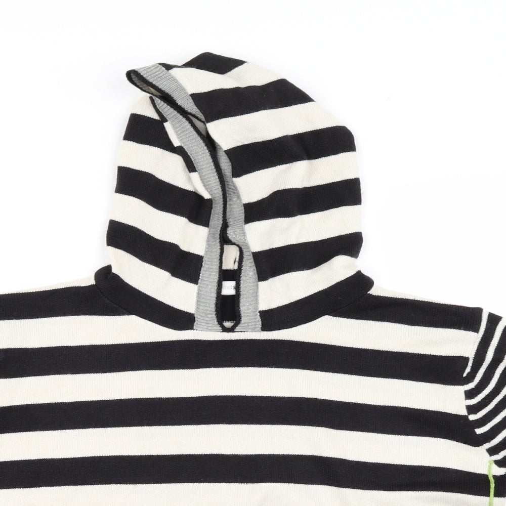 Ethel Austin Girls Multicoloured Striped  Pullover Hoodie Size 8-9 Years