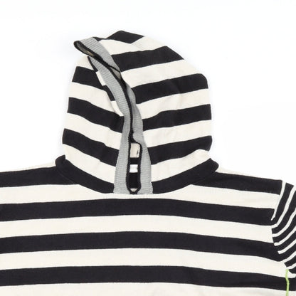 Ethel Austin Girls Multicoloured Striped  Pullover Hoodie Size 8-9 Years