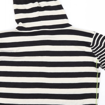 Ethel Austin Girls Multicoloured Striped  Pullover Hoodie Size 8-9 Years
