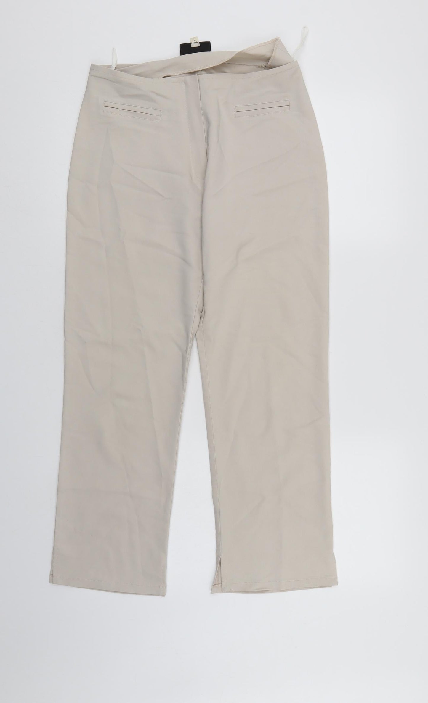 go bananas Womens Ivory   Trousers  Size 12 L25 in