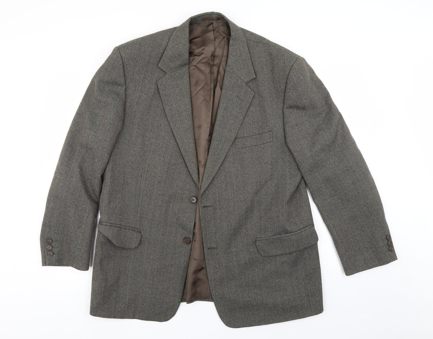 Mens UK Size  Brook Taverner Regular Grey Suit Jacket