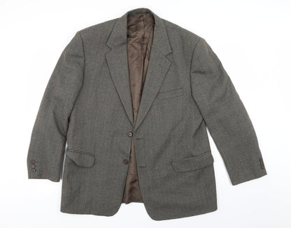 Mens UK Size  Brook Taverner Regular Grey Suit Jacket