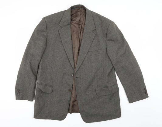 Mens UK Size  Brook Taverner Regular Grey Suit Jacket