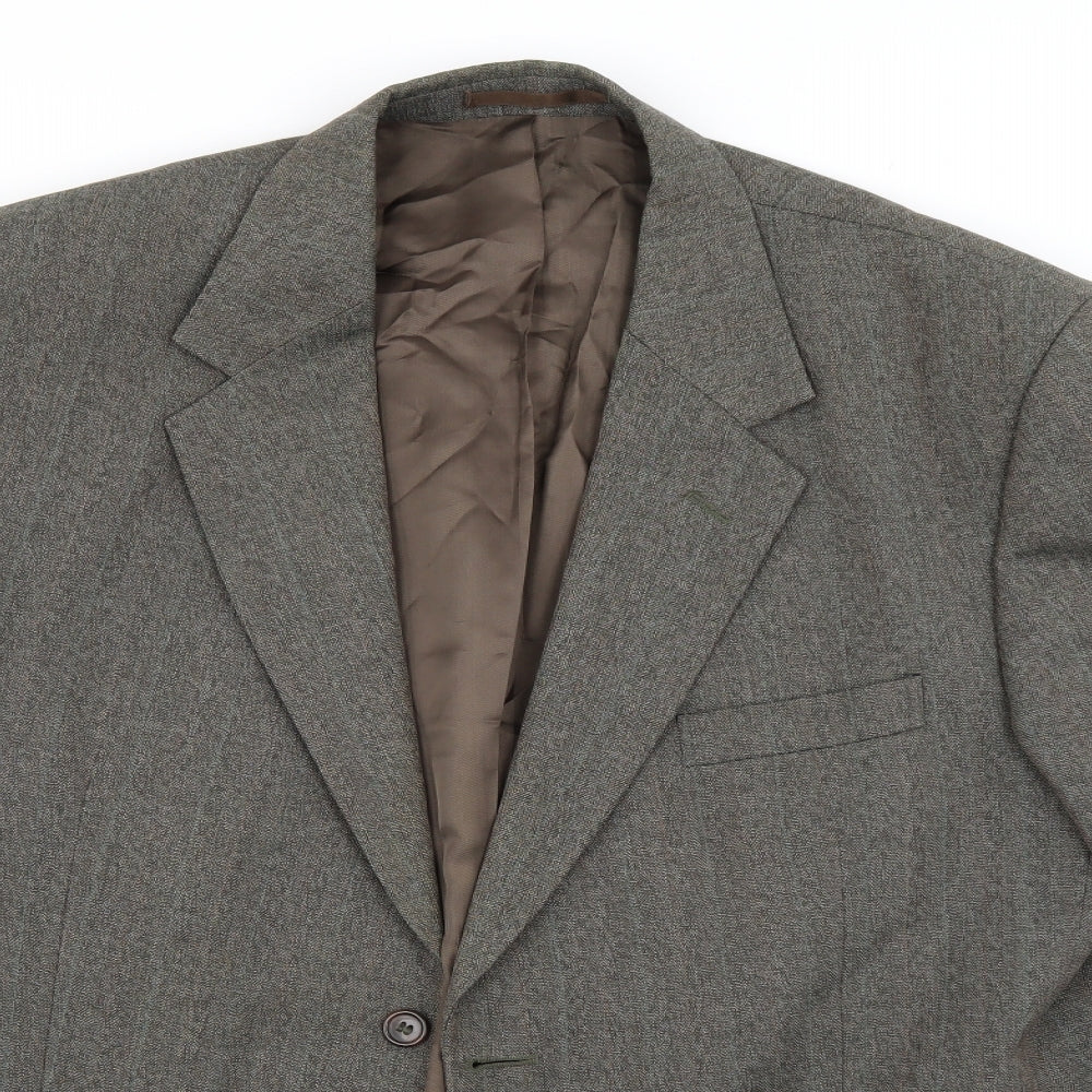 Mens UK Size  Brook Taverner Regular Grey Suit Jacket