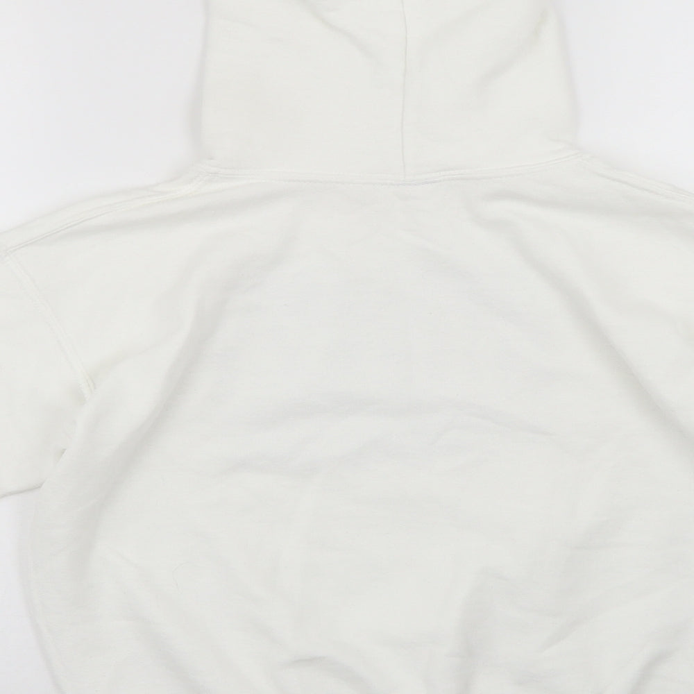 Womens White   Pullover Hoodie Size XS