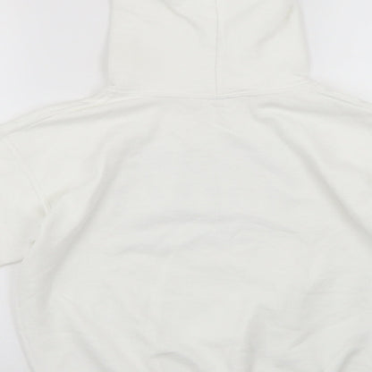 Womens White   Pullover Hoodie Size XS