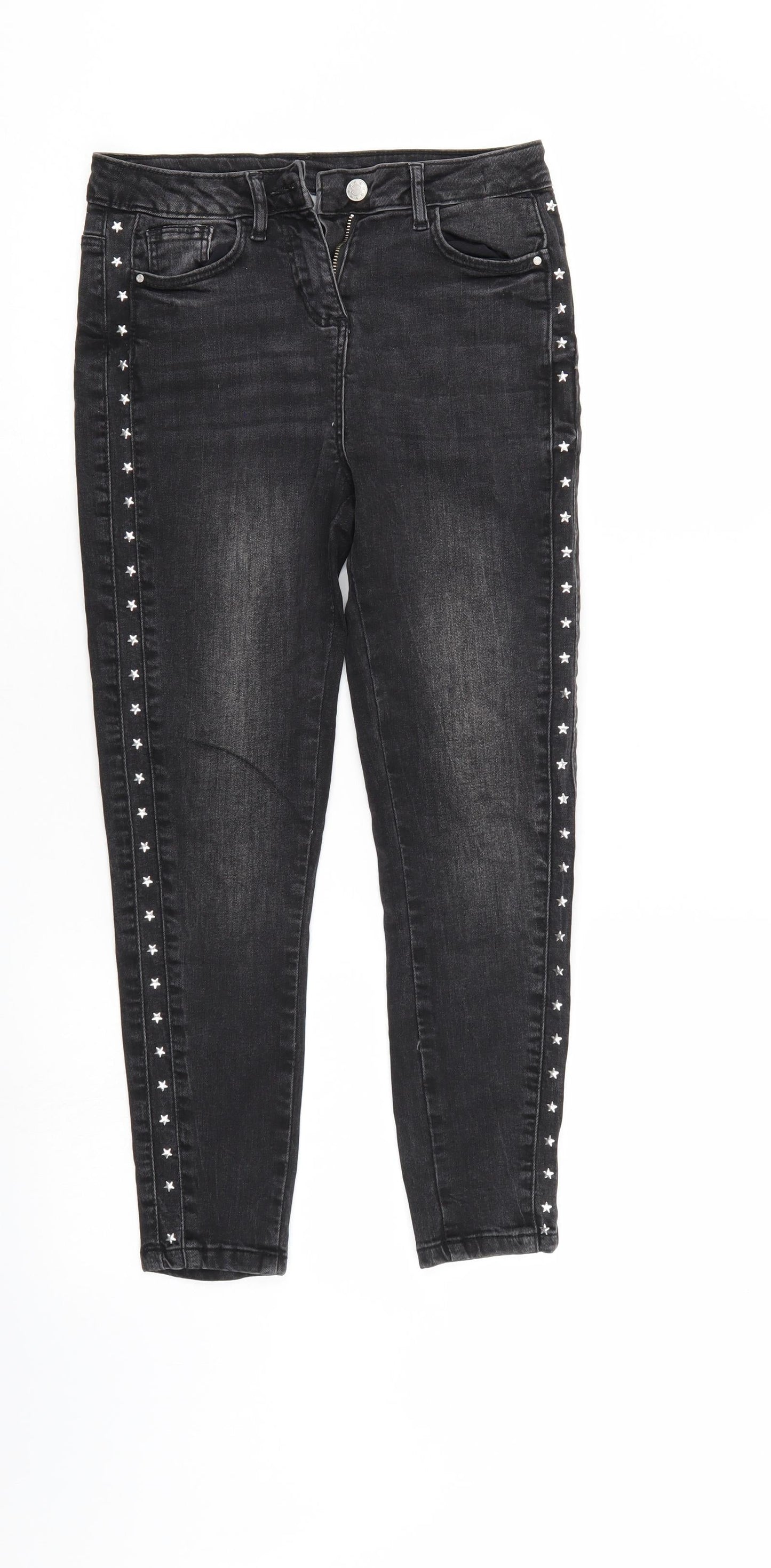 I love girls wear Girls Black  Denim Skinny Jeans Size 10 Years