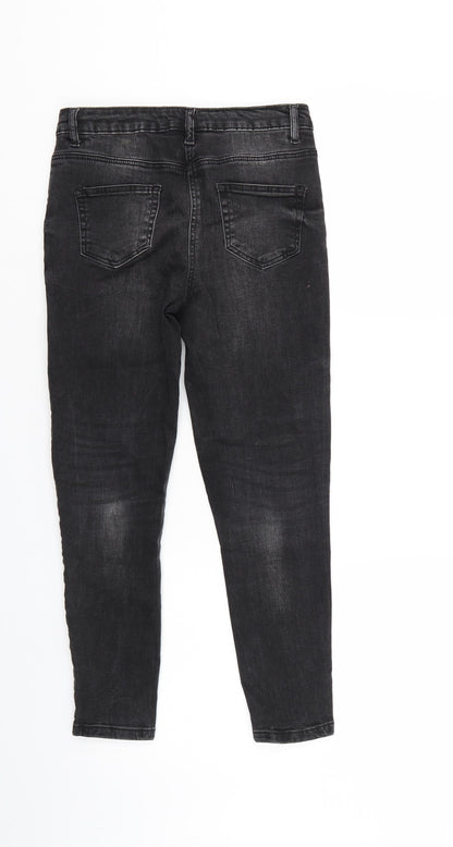 I love girls wear Girls Black  Denim Skinny Jeans Size 10 Years