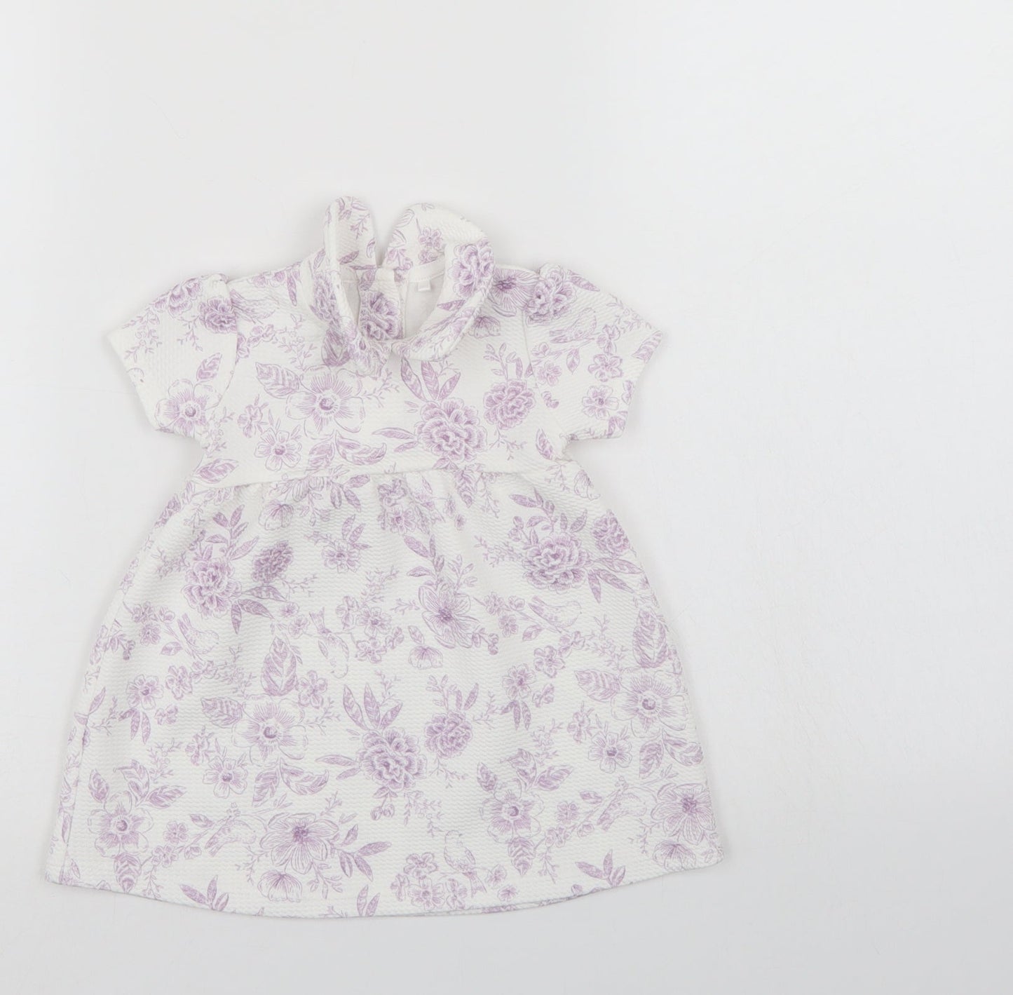 TU Girls Multicoloured Floral  T-Shirt Dress  Size 3-6 Months