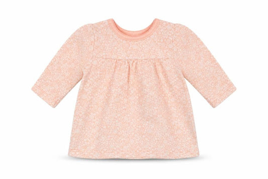 George Girls Orange Floral  T-Shirt Dress  Size 3-6 Months
