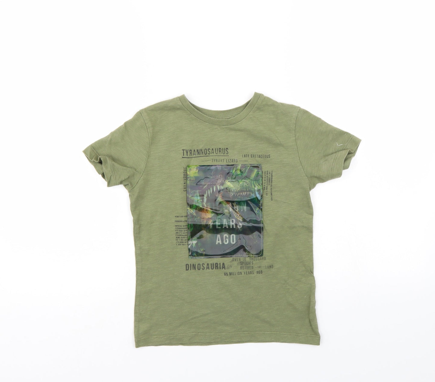 Next 82 Boys Green   Basic T-Shirt Size 6 Years
