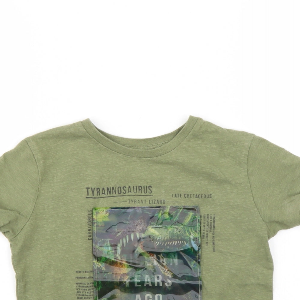 Next 82 Boys Green   Basic T-Shirt Size 6 Years