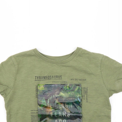 Next 82 Boys Green   Basic T-Shirt Size 6 Years