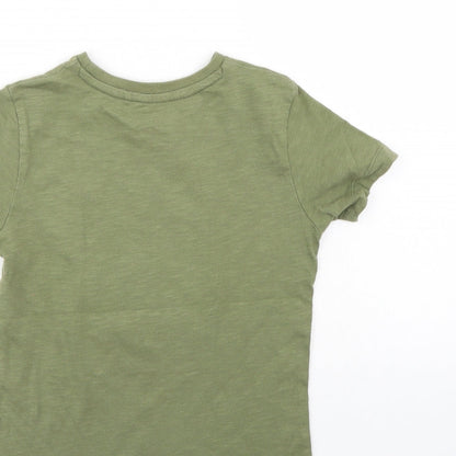 Next 82 Boys Green   Basic T-Shirt Size 6 Years