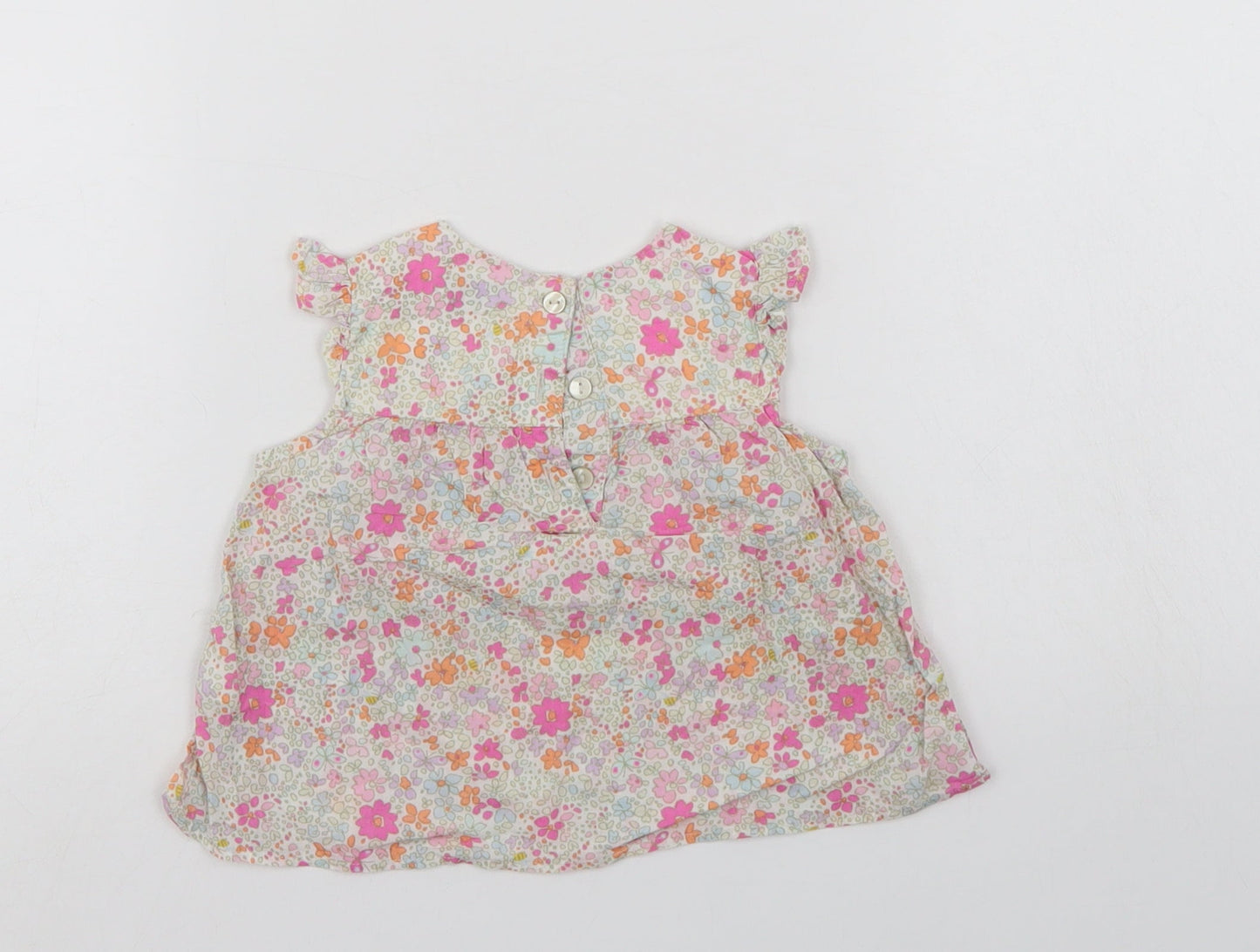 NEXT Girls Multicoloured Floral  Tank Dress  Size 6-9 Months