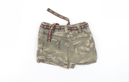 NEXT Boys Green Camouflage  Cropped Trousers Size 6-9 Months  - Boys Shorts