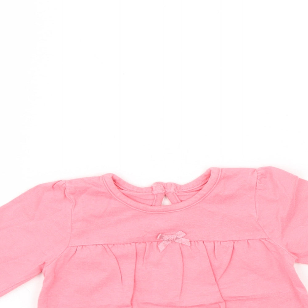George Girls Pink   Jumper Dress  Size 3-6 Months
