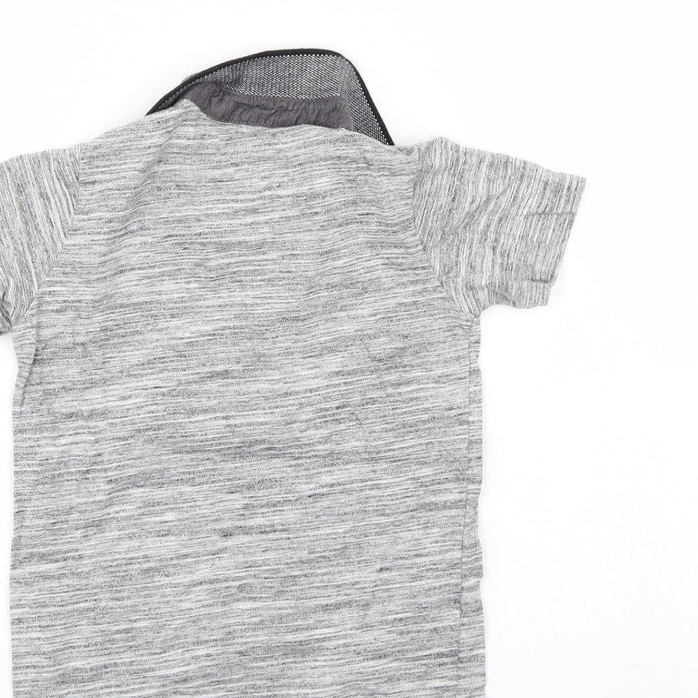 Dudes Boys Grey   Basic Polo Size 5 Years