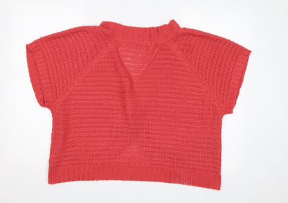 BM Womens Pink   Cardigan Jumper Size XL