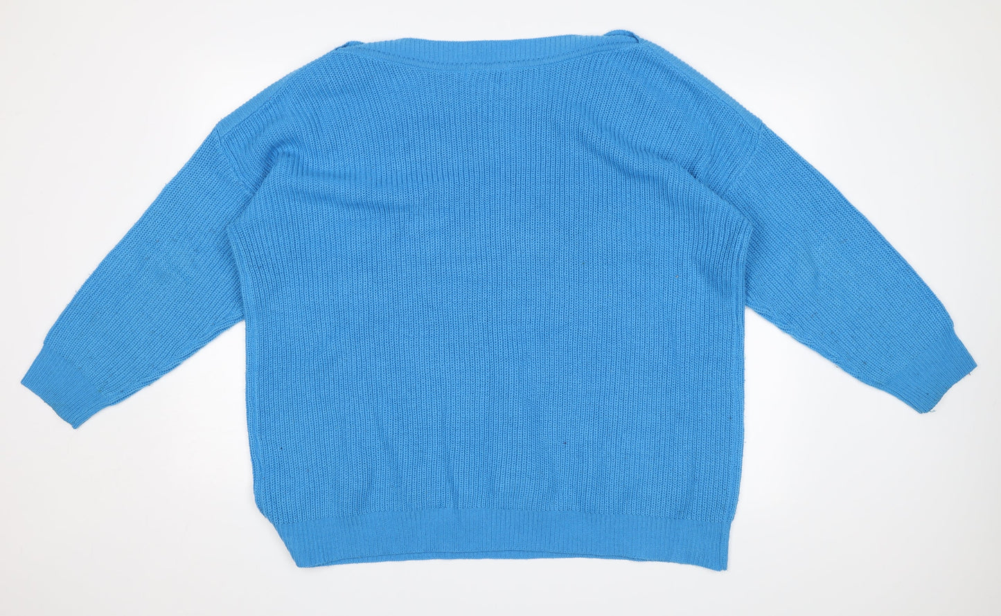 Simple Be Womens Blue   Pullover Jumper Size L