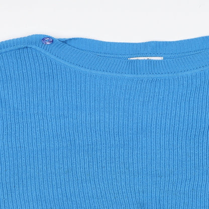 Simple Be Womens Blue   Pullover Jumper Size L