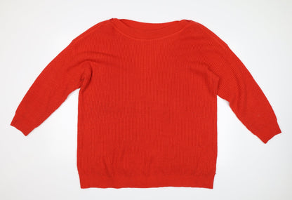 Simply Be Womens Red   Pullover Jumper Size L