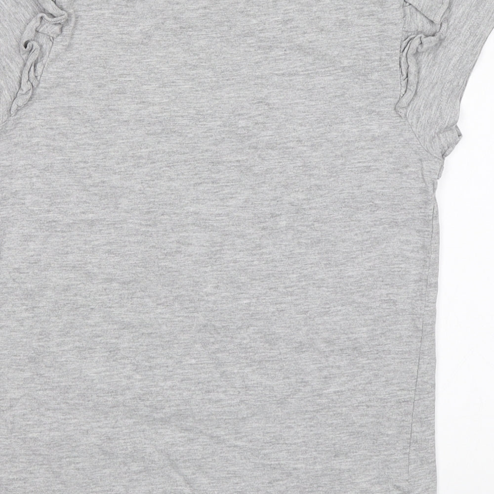 Matalan Girls Grey   Basic T-Shirt Size 9 Years  - Pineapple