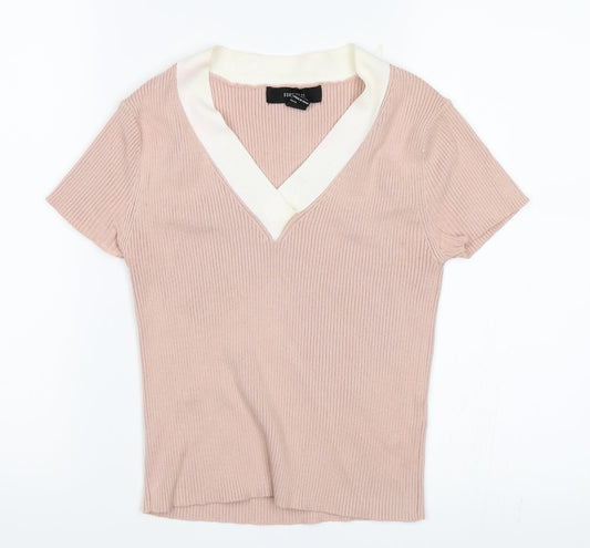 FOREVER 21 Womens Pink   Basic Blouse Size M