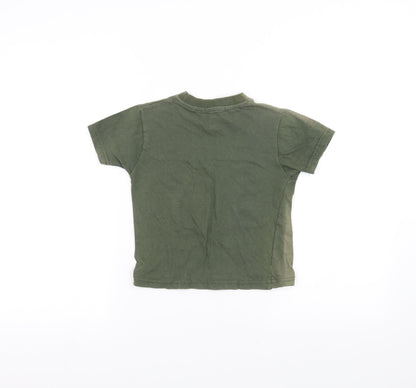weatherwear Boys Green   Basic T-Shirt Size 3-4 Years