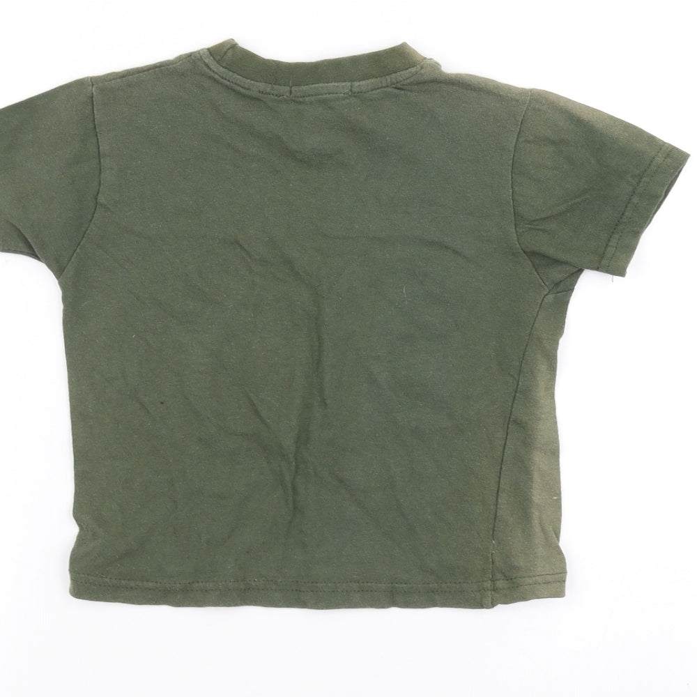 weatherwear Boys Green   Basic T-Shirt Size 3-4 Years