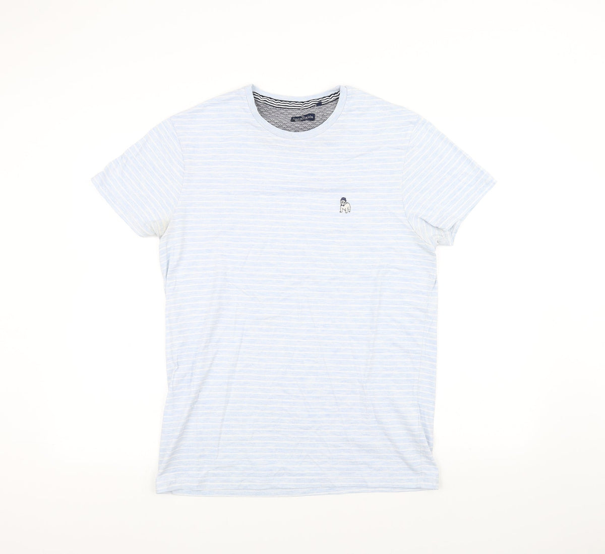 The Spitalfields Shirt Co Womens Blue   Basic T-Shirt Size M