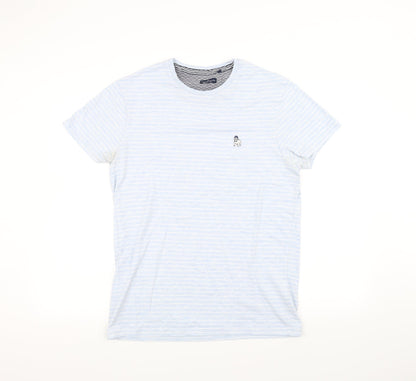 The Spitalfields Shirt Co Womens Blue   Basic T-Shirt Size M
