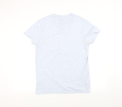 The Spitalfields Shirt Co Womens Blue   Basic T-Shirt Size M