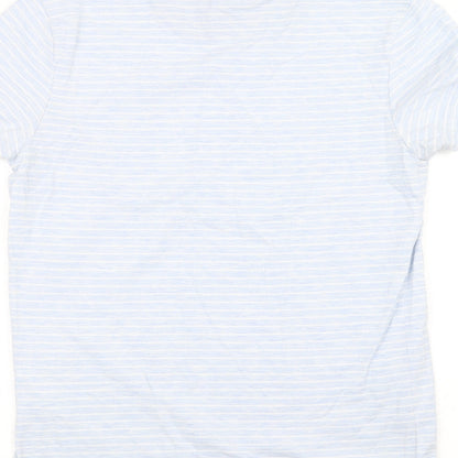 The Spitalfields Shirt Co Womens Blue   Basic T-Shirt Size M