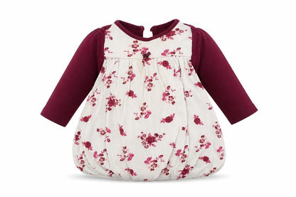 Front view of George Baby White Floral A-Line, size 3-6, Months